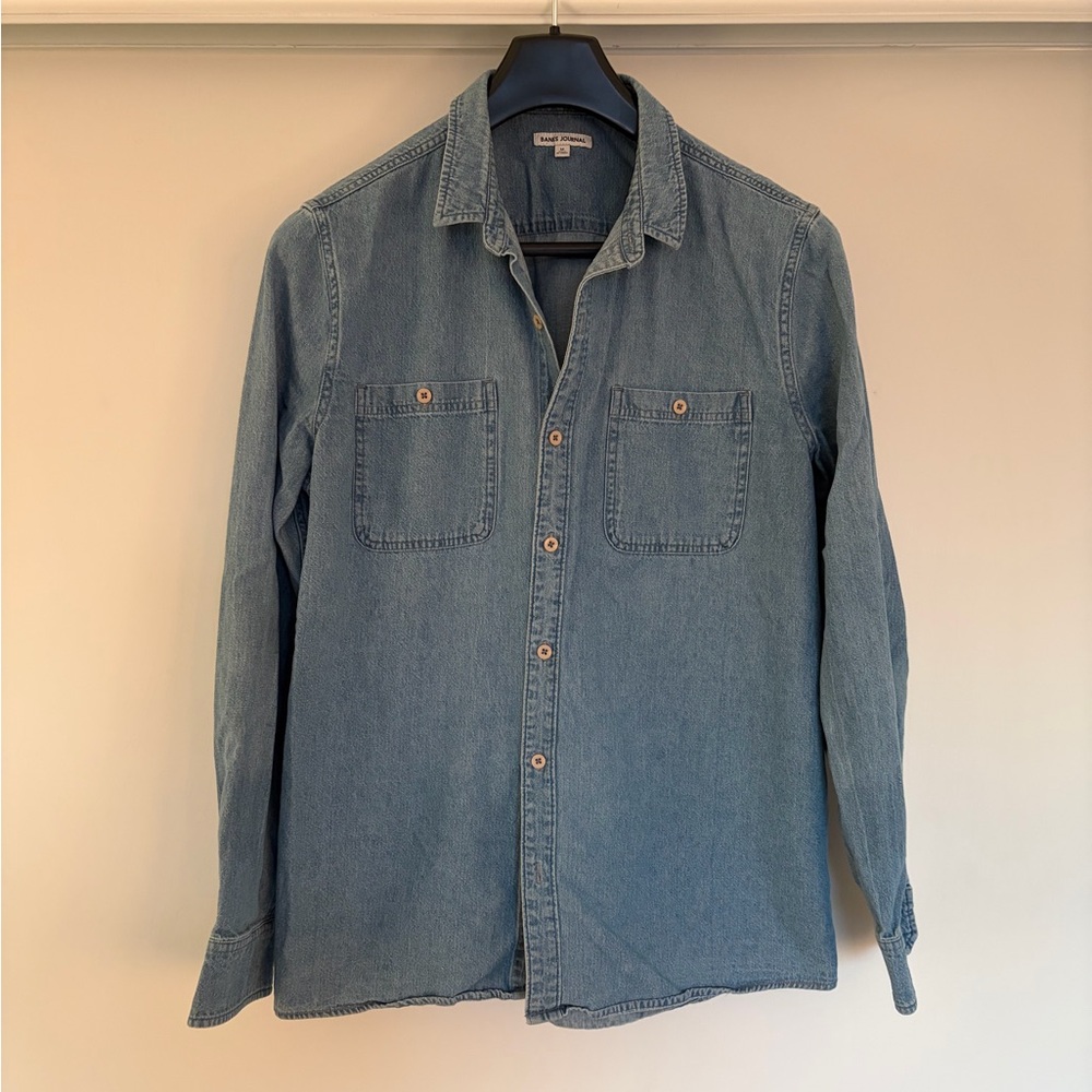Banks Journal Light Wash Denim Button-Up Shirt